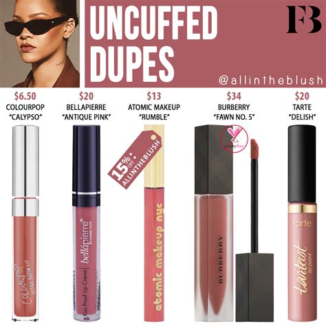 fenty uncuffed dupe